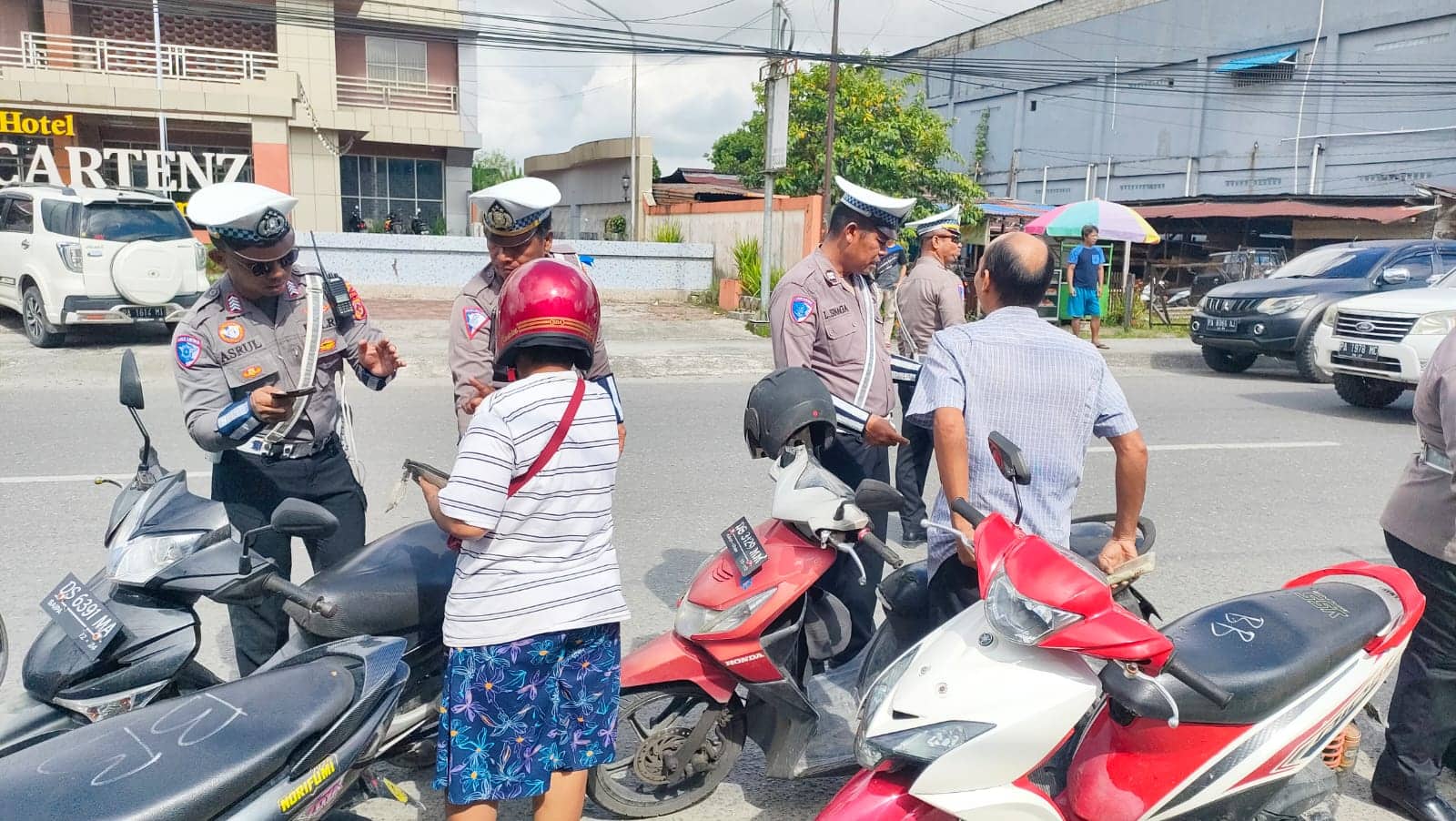 Ilustrasi berita Mimika: Hari Pertama Operasi Zebra Cartenz 2024, Satlantas Polres Mimika Amankan 53 Unit Kendaraan