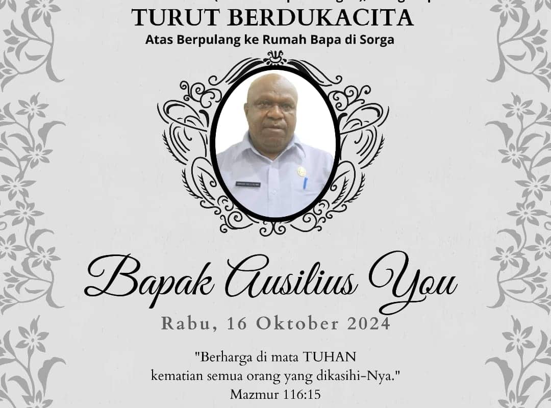 Ilustrasi berita Papua: Cawagub Papua Tengah, Ausilius You Meninggal Dunia di RSCM Jakarta