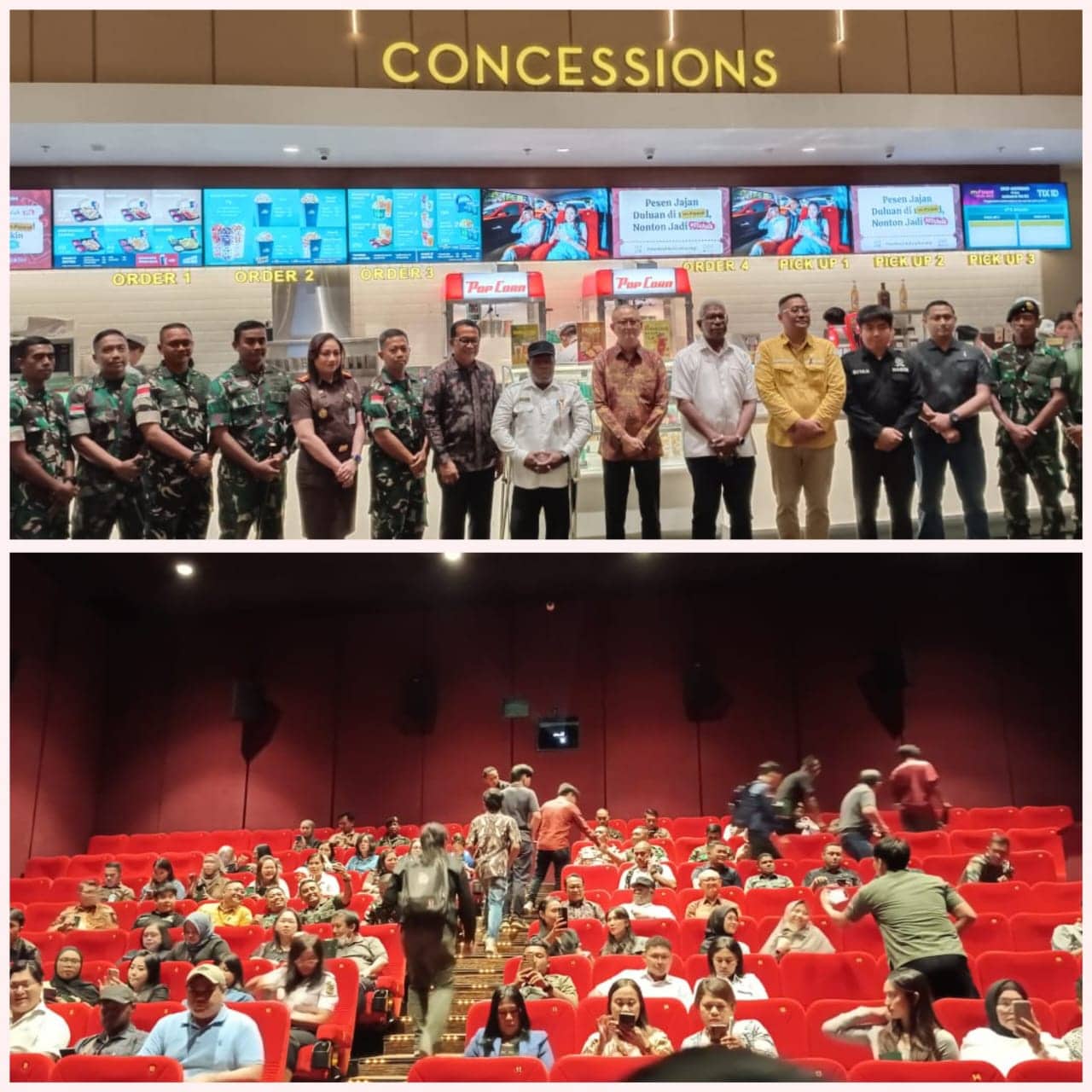 Ilustrasi berita Mimika: Cinema XXI, Bioskop Pertama di Mimika Resmi Dibuka di Diana Mall, John Rettob Sewa Dua Room Nonton Gratis
