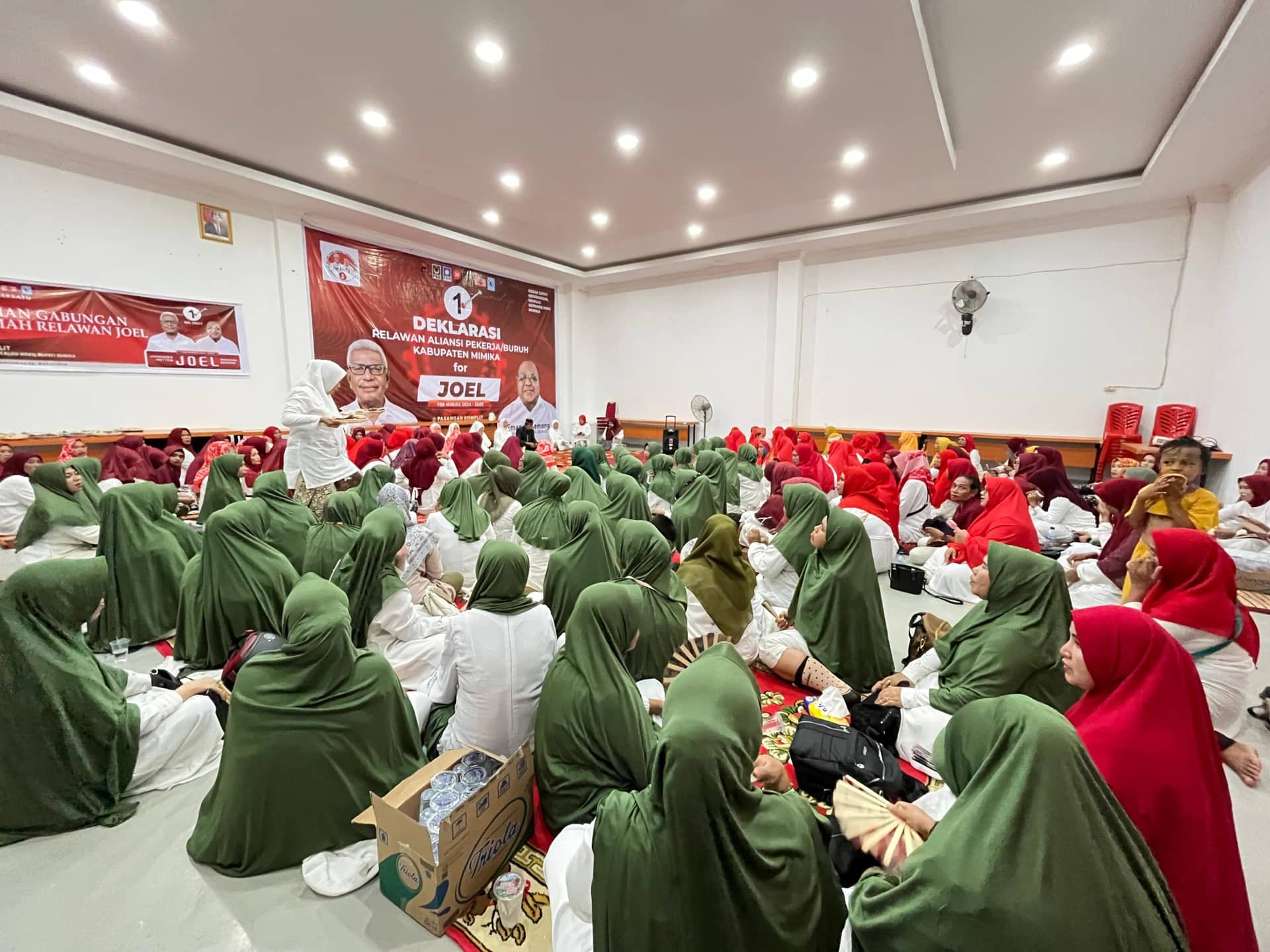 Ilustrasi berita BERITA UTAMA: Relawan Gabungan Muslimah Mimika Gelar Pengajian Demi Kemenangan JOEL, Ustad Joko : Pilih Pemimpin yang Punya Kemampuan