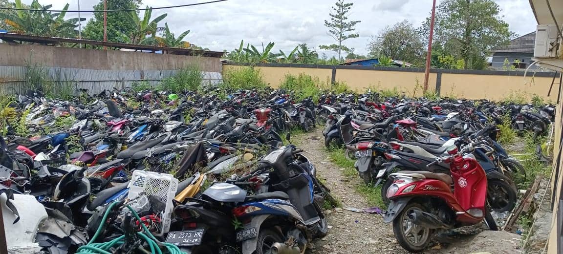 Ilustrasi berita Mimika: Ratusan Kendaraan Bakal Dilelang, Kasat Lantas Polres Mimika: Pemilik Kendaraan yang Ditilang atau Ditahan Segera Datang Urus