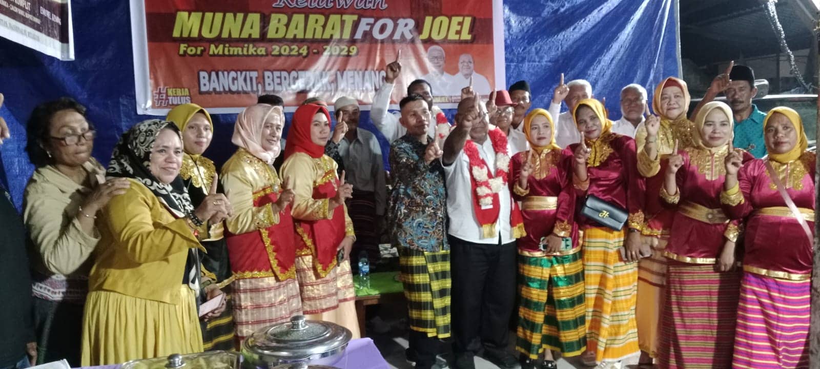 Ilustrasi berita Mimika: Masyarakat Muna Barat di Timika Siap Berikan 99 Persen Suara untuk Memenangkan JOEL