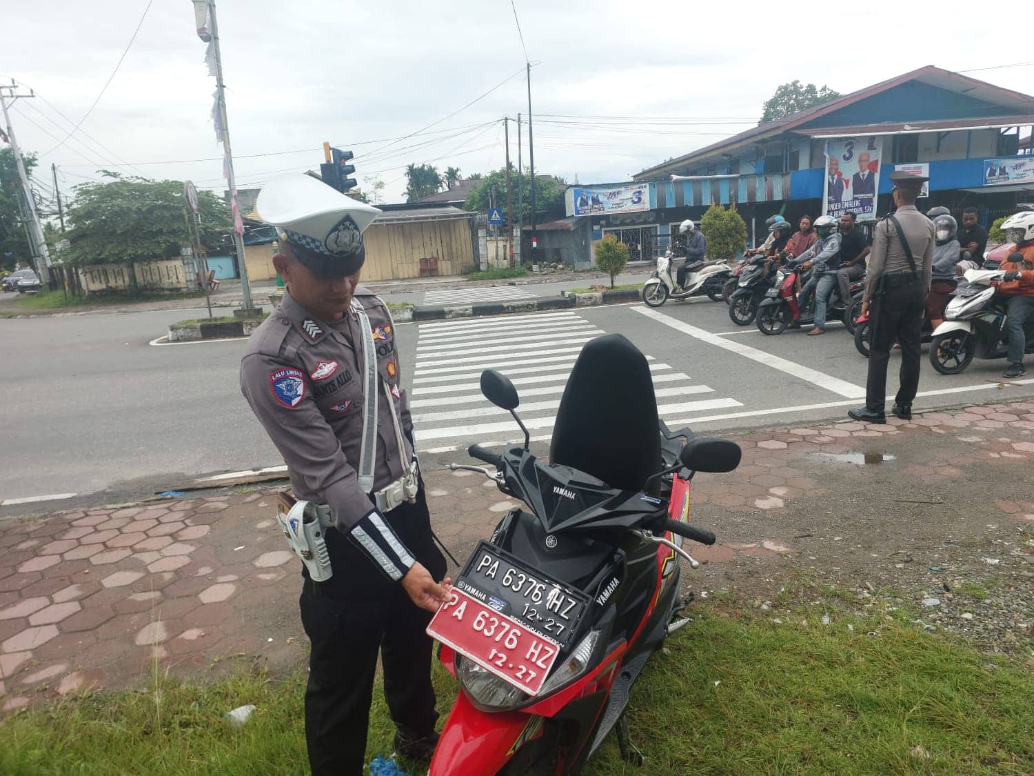 Ilustrasi berita Mimika: Motor "Plat Merah" Digunakan Ojek Terjaring Razia Satlantas Polres Mimika