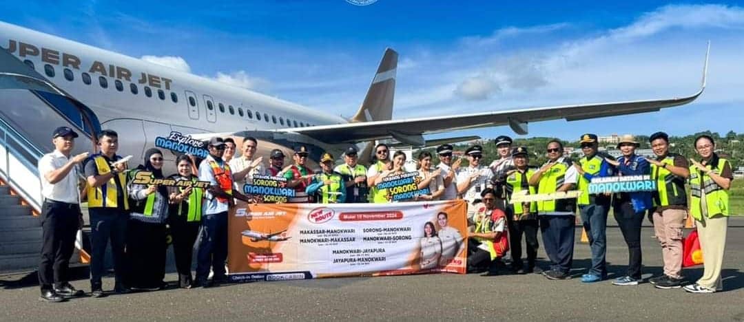 Ilustrasi berita Papua: Jelang Hari Libur Natal, Maskapai Super Air Jet Layani Penerbangan Jayapura - Manokwari