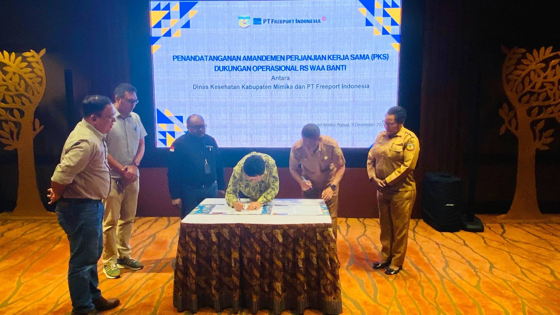 Ilustrasi berita Mimika: PTFI Bersama Dinkes Mimika Teken Penandatanganan PKS Dukungan Operasional RS Waa Banti