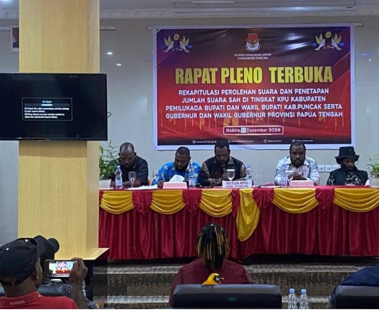 Ilustrasi berita Papua: Termasuk Tiga Kabupaten di Papua Tengah, Rekapitulasi Pilkada Wilayah Papua Molor, Ketua KPU RI : Ada Penyelenggara yang Disekap