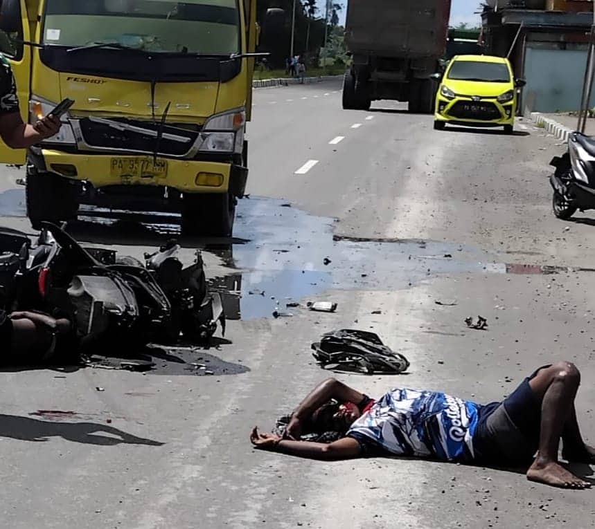 Ilustrasi berita Mimika: Begini Kronologis Kasus Kecelakaan Antara Truk dan Sepeda Motor di Jalan Mayon Timika