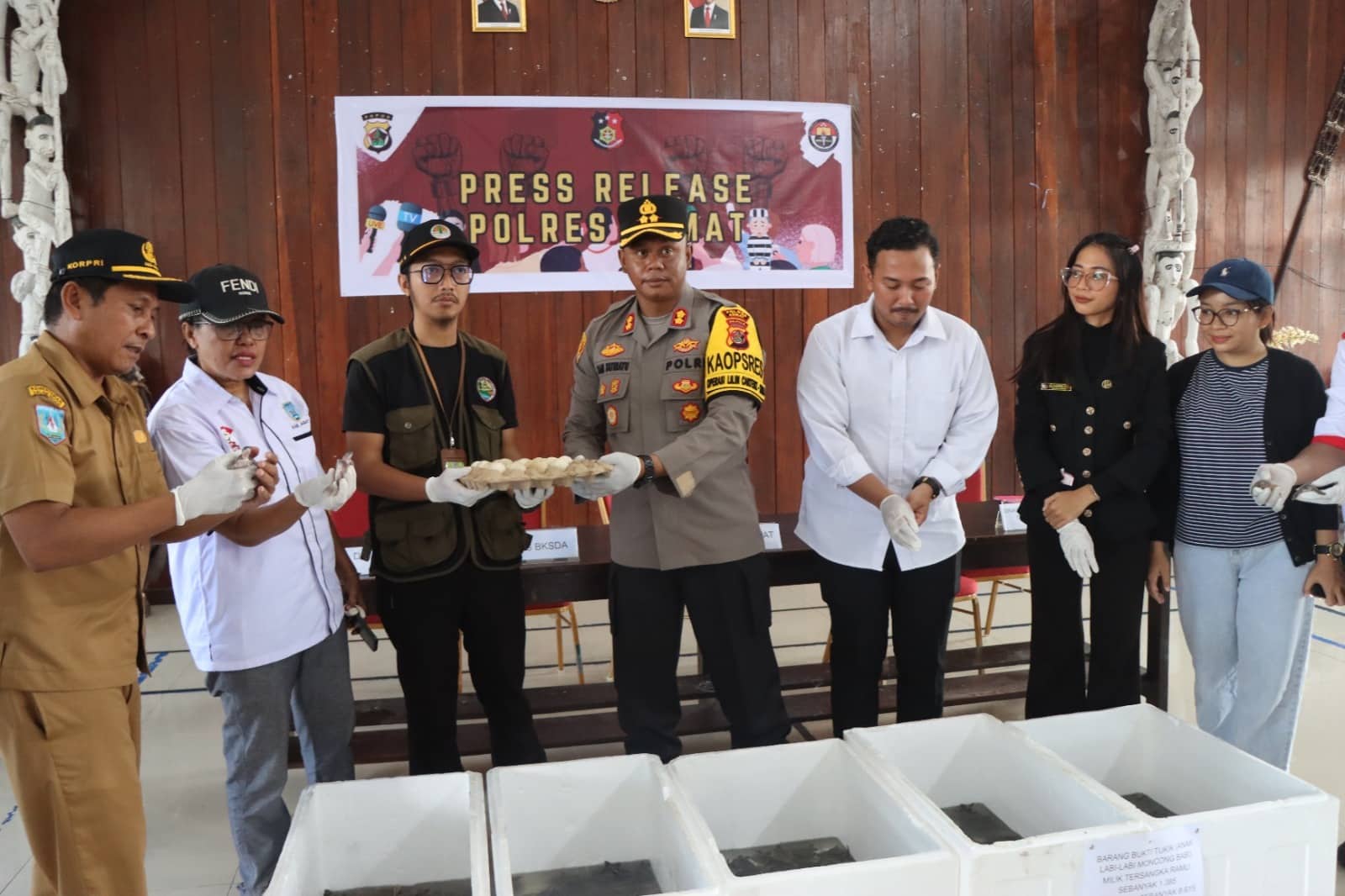 Ilustrasi berita Papua: Polres Asmat Ungkap Kasus Perdagangan Ribuan Kura-kura Moncong Babi