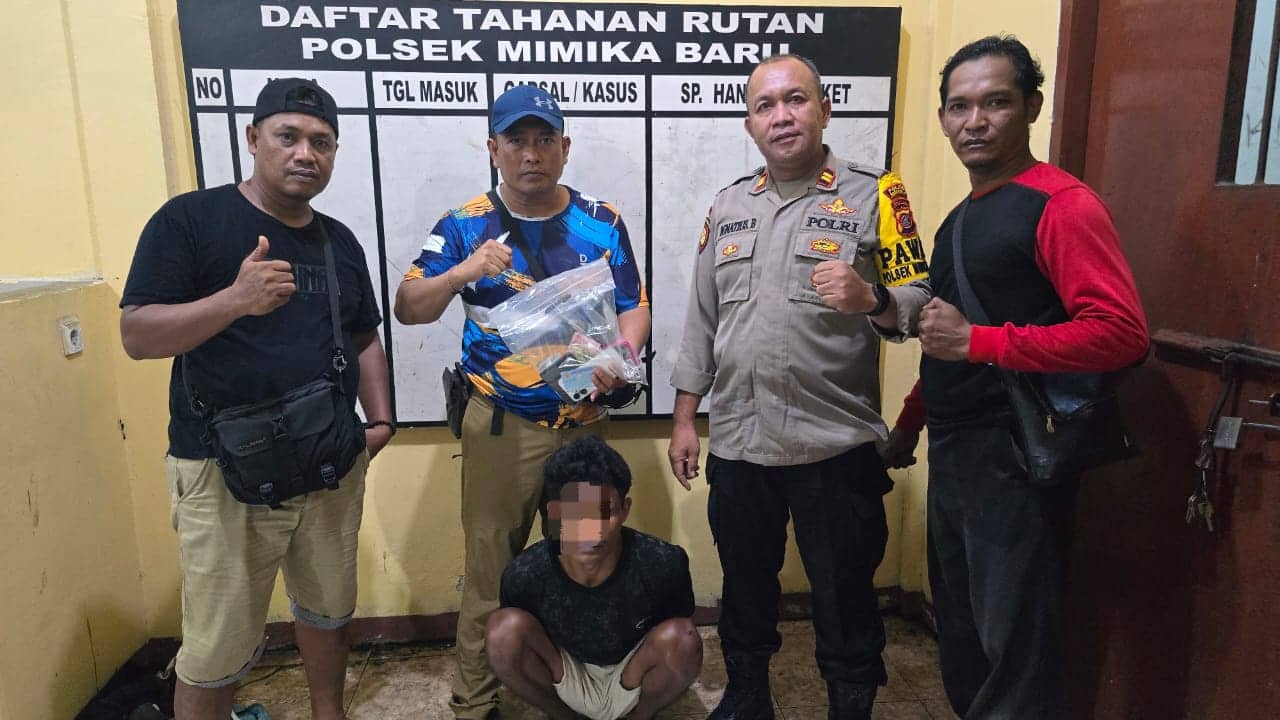 Ilustrasi berita Mimika: Pencuri iPhone 15 ProMax dan Dua Handphone Oppo di Rumah Kos Gang Pinang Timika Ditangkap