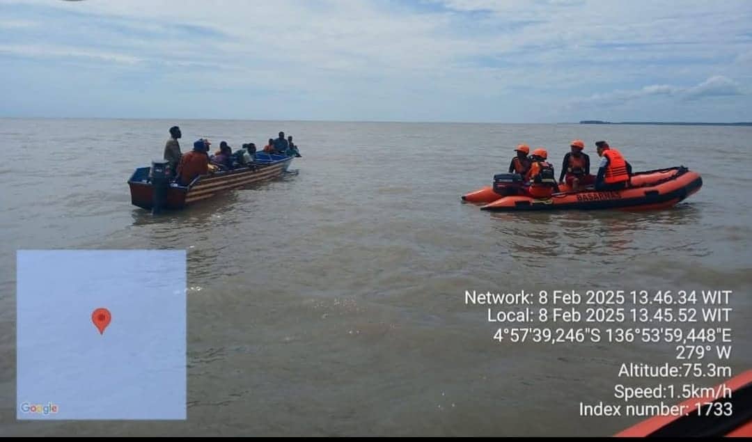 Ilustrasi berita Mimika: Korban Perahu Pengangkut Karaka di Perairan Puriri Belum Ditemukan, Tim SAR Gunakan Drone Lakukan Pencarian