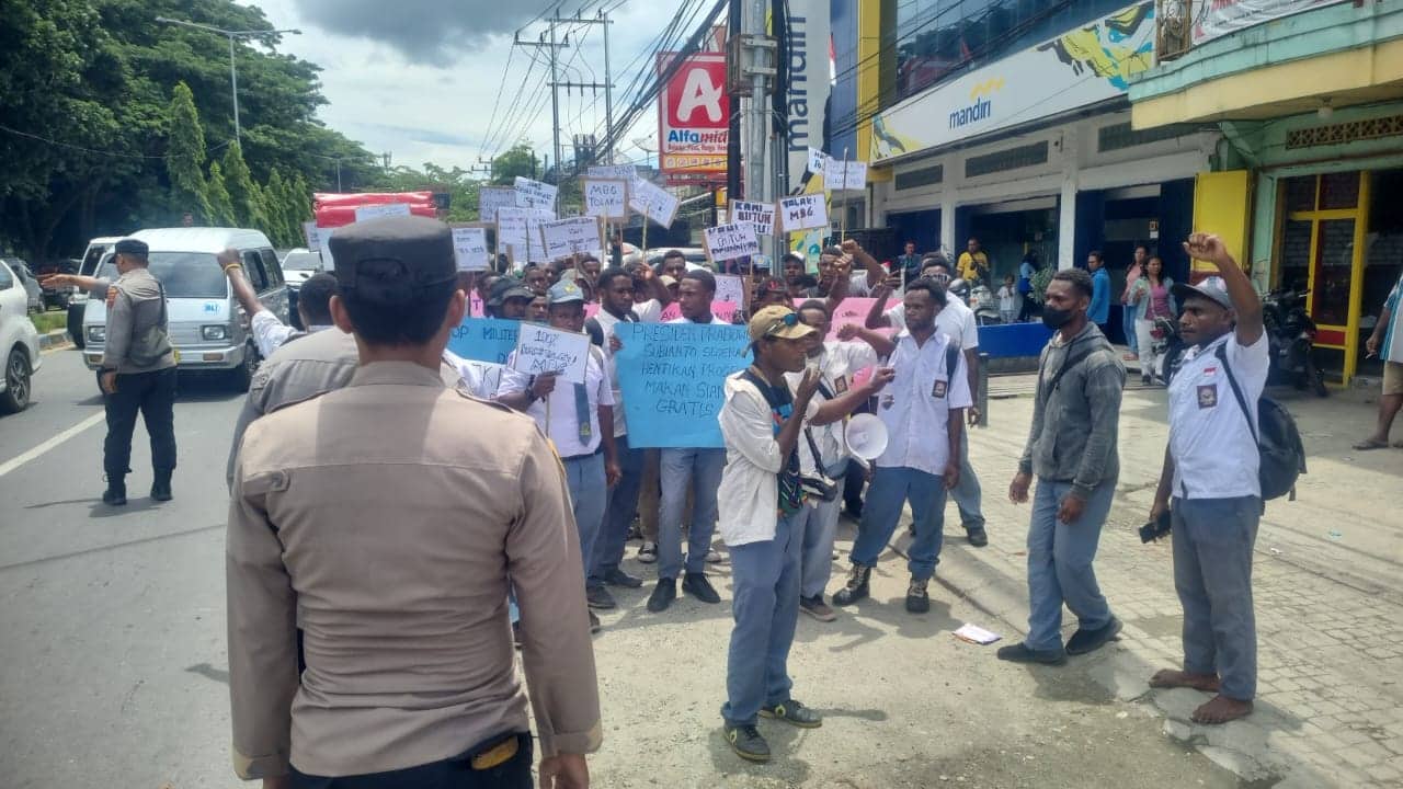 Ilustrasi berita JAYAPURA: Polres Jayapura Ungkap KNPB Dibelakang Aksi Penolakan Makanan Bergizi Gratis, Sengaja Gunakan Seragam Sekolah