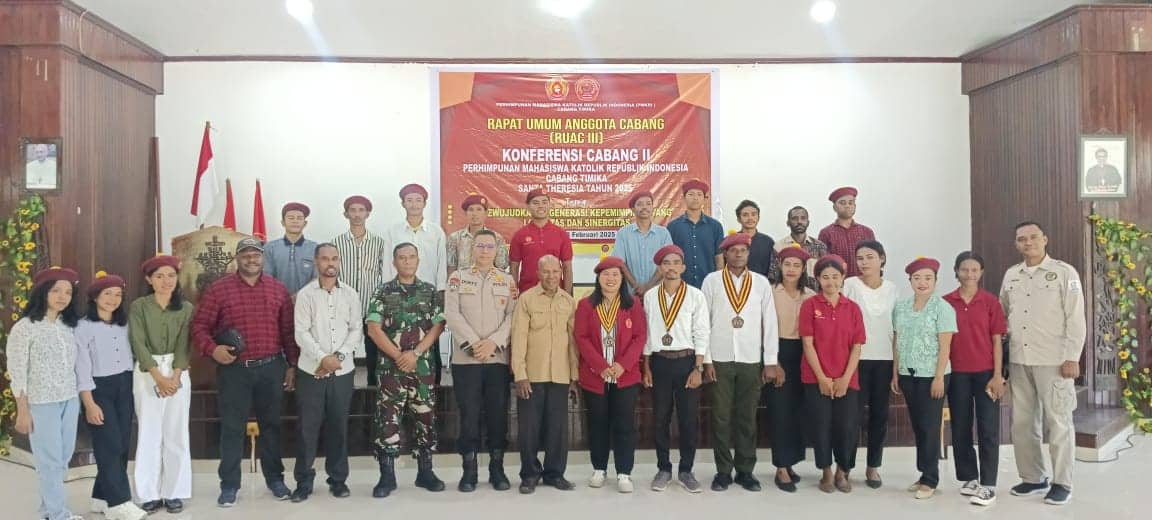 Ilustrasi berita Mimika: PMKRI Cabang Timika Sukses Gelar Ruac III dan Konferensi Cabang II Santa Theresia Tahun 2025