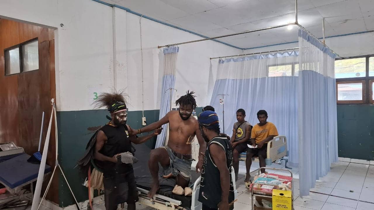 Ilustrasi berita Papua: Puluhan Orang Alami Luka-luka Dalam Bentrok Dua Pendukung Paslon Bupati di Puncak Jaya