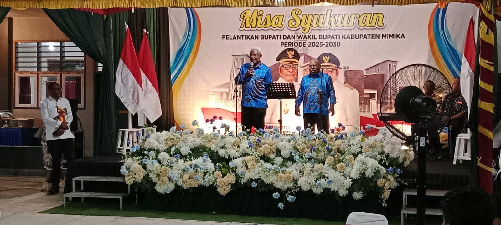 Ilustrasi berita Mimika: Lagu "Tiada Yang Mustahil" Gambaran Perjuangan Johannes Rettob - Emanuel Kemong Menjadi Bupati dan Wakil Bupati Mimika