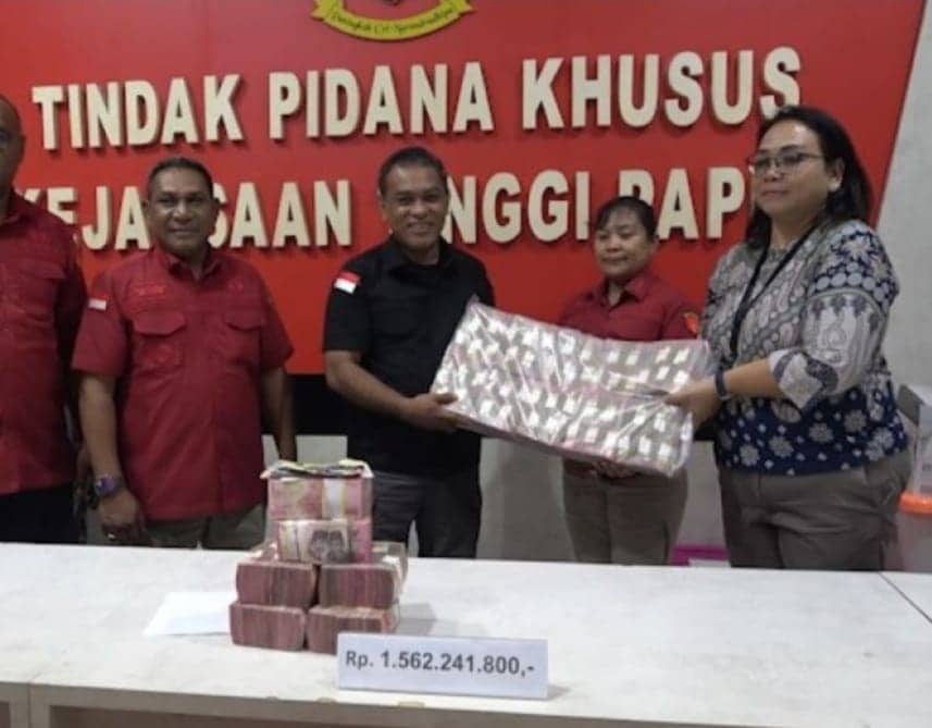Ilustrasi berita Papua: Kejati Papua Kembali Sita Uang Korupsi PON XX, Total Rp 22,3 Miliar Telah Diselamatkan