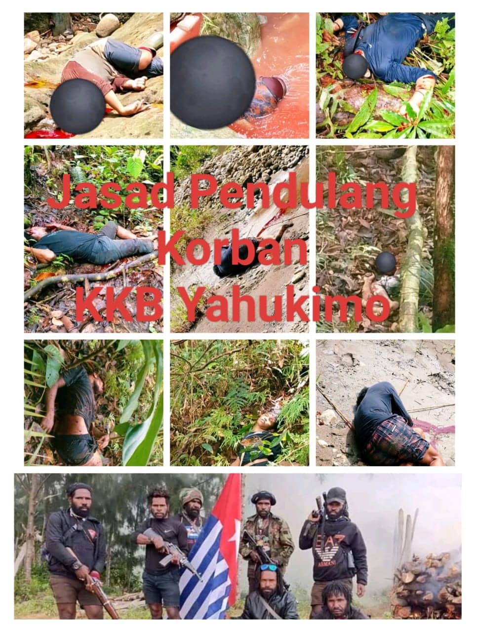 Ilustrasi berita Papua: Dandim Yahukimo Benarkan KKB Pimpinan Elkius Kobak Bunuh Pendulang Emas di Kampung Yasip