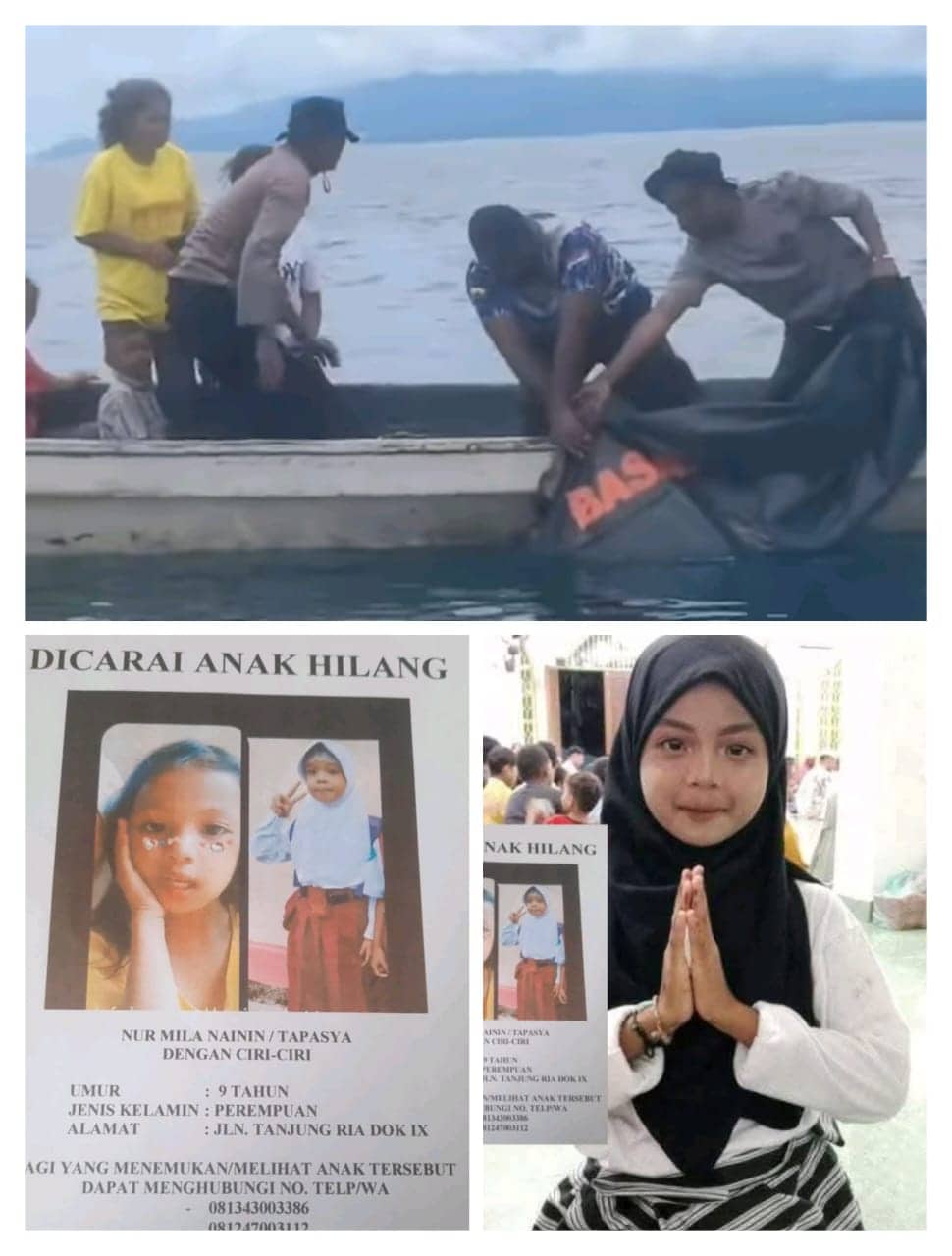 Ilustrasi berita JAYAPURA: Breaking News : Diduga Jasad Nurmila, Bocah 9 Tahun yang Hilang Ditemukan di Perairan Jayapura Utara