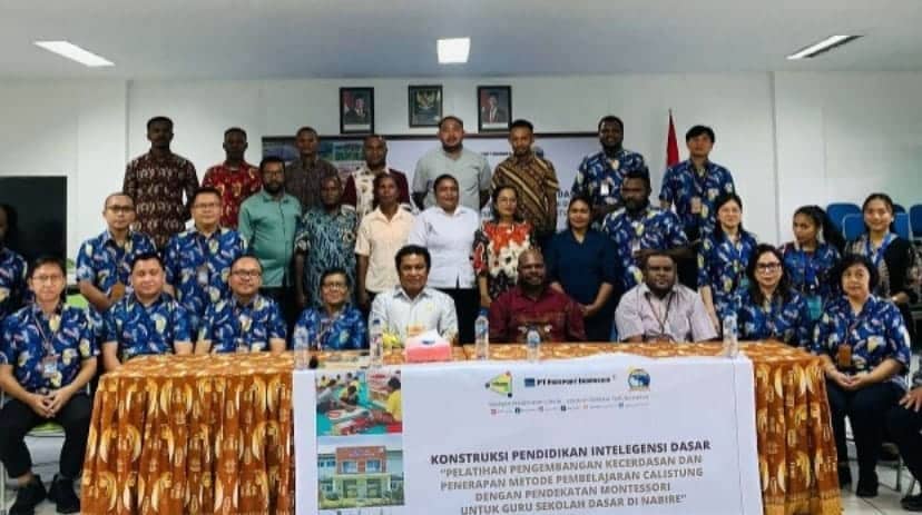 Ilustrasi berita YPMAK: 22 Guru SD dari Nabire Ikuti Pelatihan Calistung Berbasis Montessori di Sekolah Asrama Taruna Papua