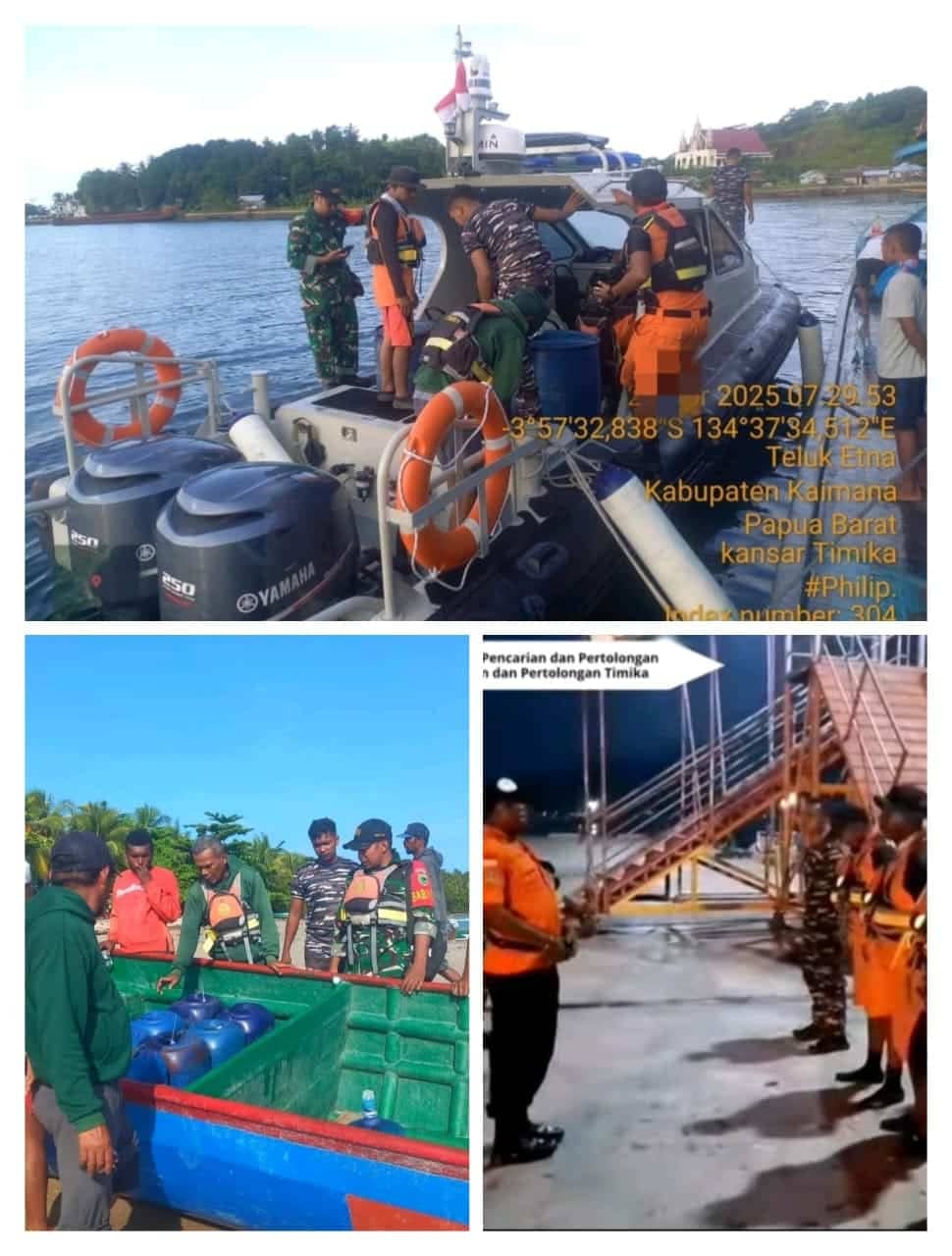 Ilustrasi berita Papua: Pencarian Long Boat Berpenumpang Dua Orang yang Hilang di Perairan Kaimana Dilanjutkan