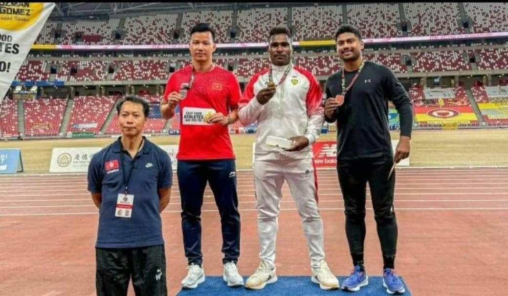 Ilustrasi berita Papua: Atlet Pelatnas Desentralisasi Mimika, Silfanus Ndiken Raih Emas di 85th Singapore Open