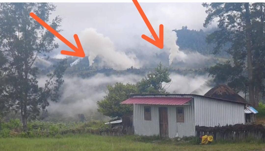 Ilustrasi berita Mimika: Kontak Tembak Aparat Keamanan dan TPNPB OPM di Puncak, Rumah Warga Dilaporkan Terbakar