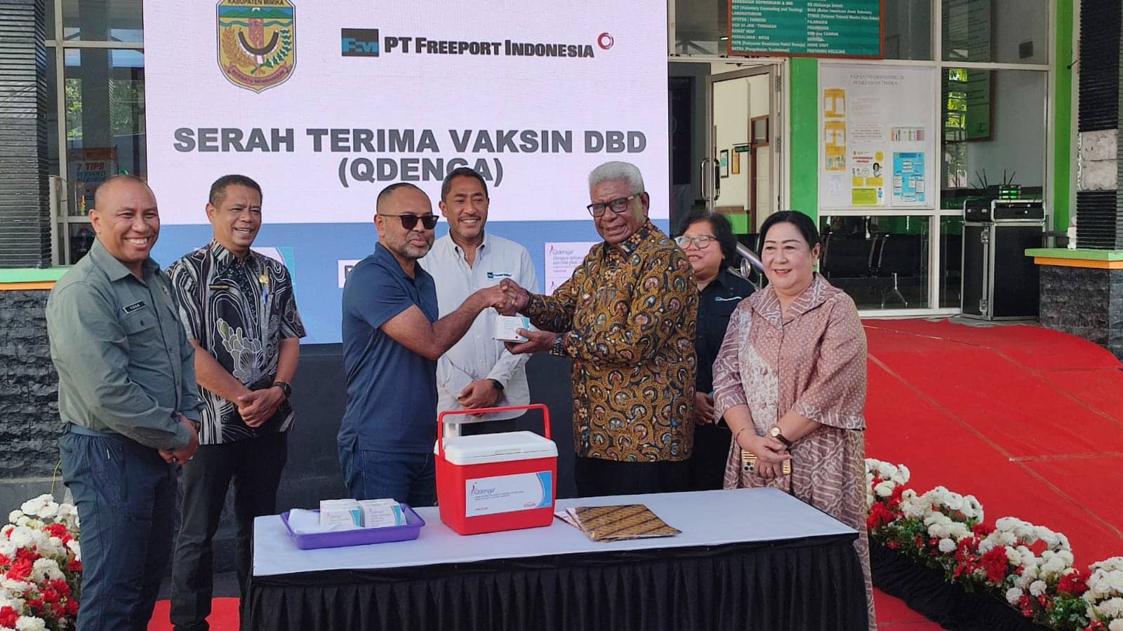 Ilustrasi berita Mimika: PTFI Serahkan 6 Ribu Dosis Vaksin Demam Berdarah kepada Pemda Mimika