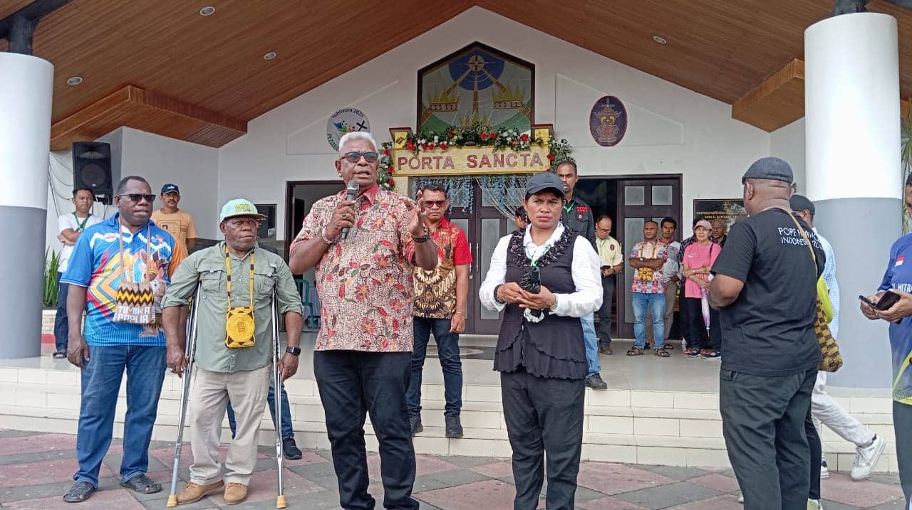 Ilustrasi berita Mimika: Arak-arakan Adat Suku Kamoro Warnai Prosesi Pentahbisan Uskup Timika