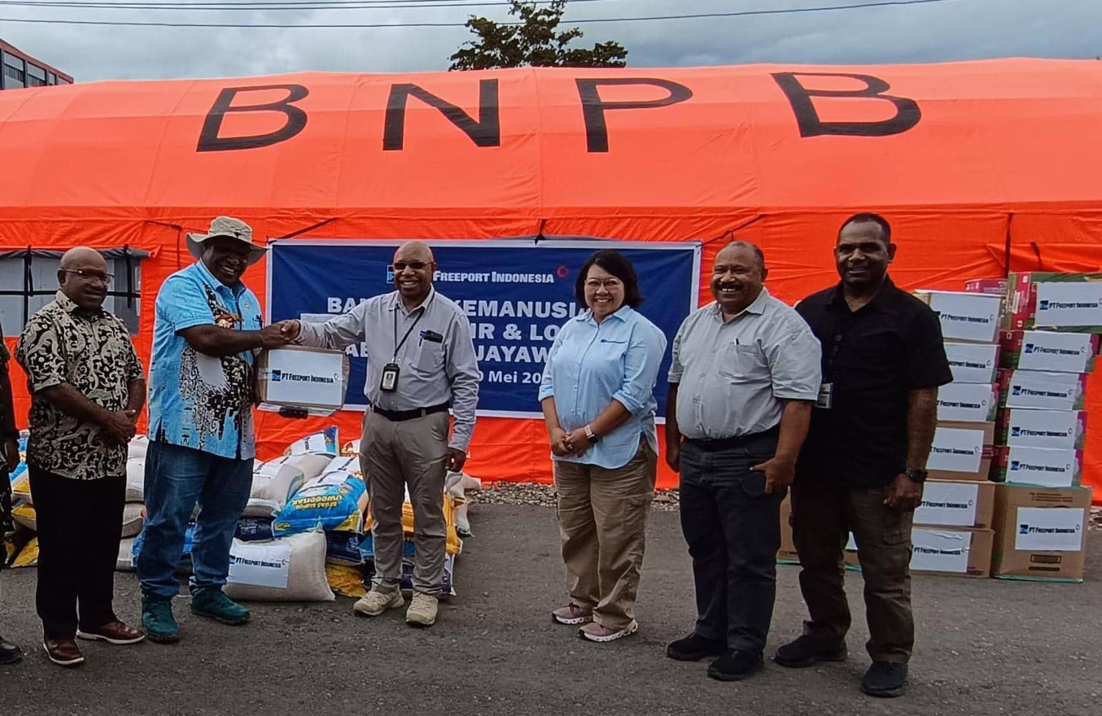 Ilustrasi berita Papua: Freeport Serahkan Bantuan untuk Warga Terdampak Banjir dan Longsor di Jayawijaya