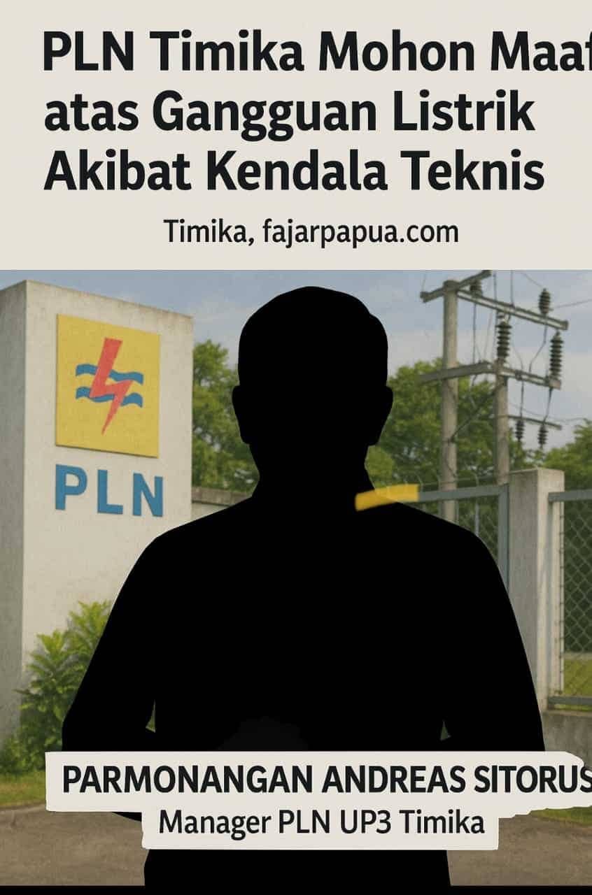 Ilustrasi berita Mimika: Hampir 10 Jam Listrik Padam, PLN Timika Sampaikan Permohonan Maaf