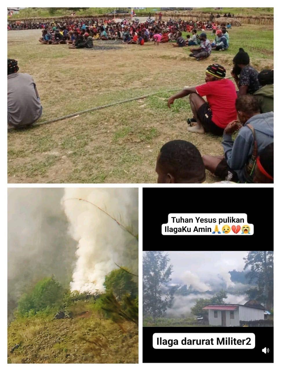Ilustrasi berita Mimika: TPNPB Klaim Serangan Udara Militer Indonesia di Ilaga, Picu Pengungsian Warga