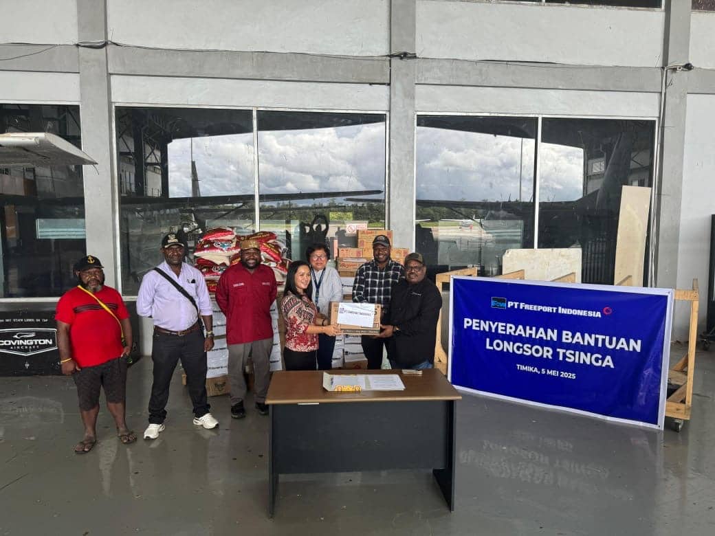 Ilustrasi berita Mimika: PTFI dan YPMAK Serahkan Bantuan untuk Warga Tsinga yang Terdampak Longsor