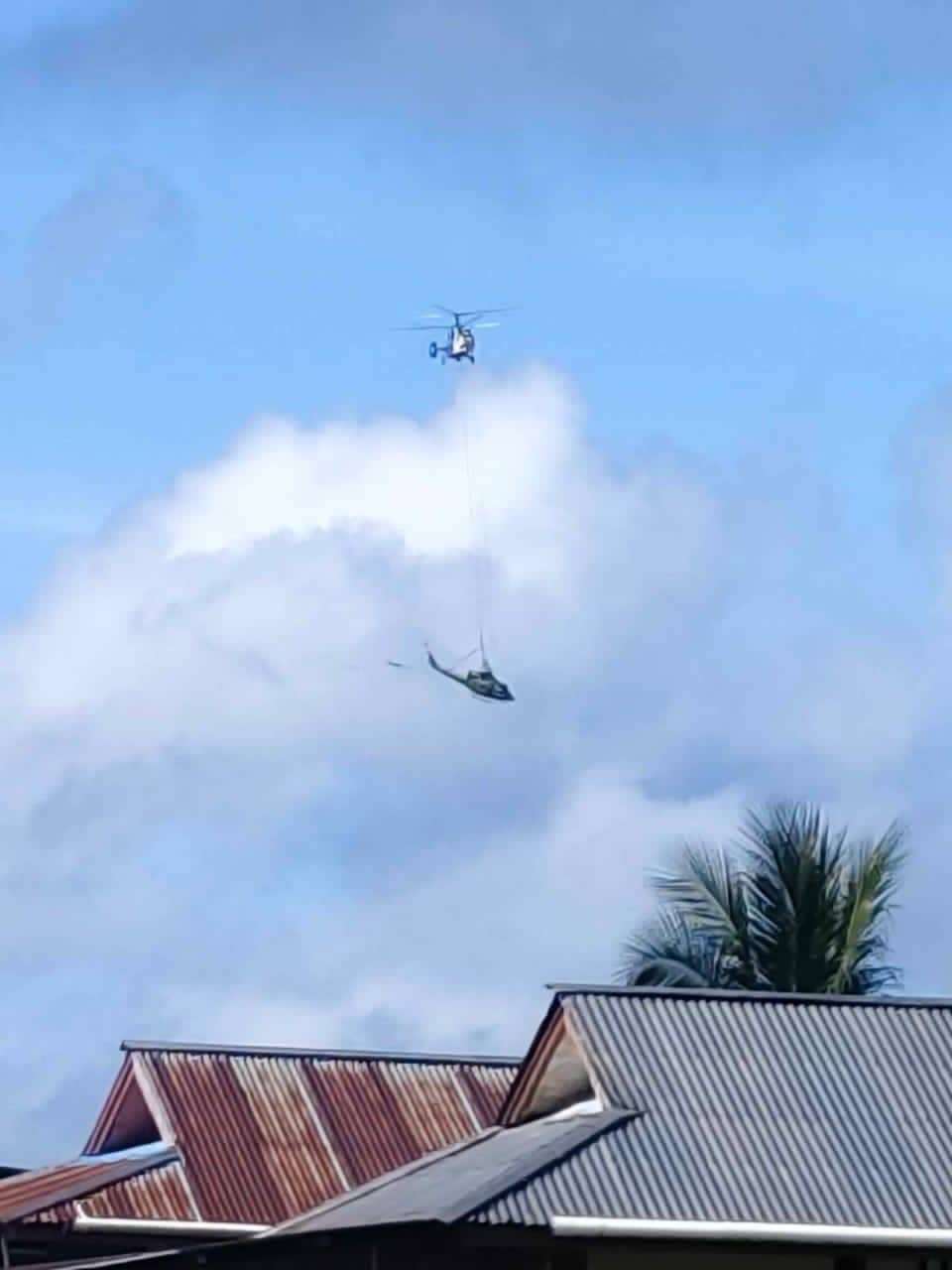 Ilustrasi berita Papua: TNI Evakuasi Satu Unit Helikopter di Nduga, TPNPB Klaim Bertanggung Jawab
