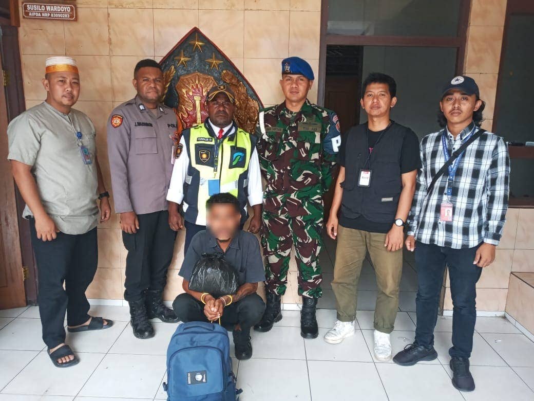 Penumpang yang diamankan Avsec Bandara Sentani