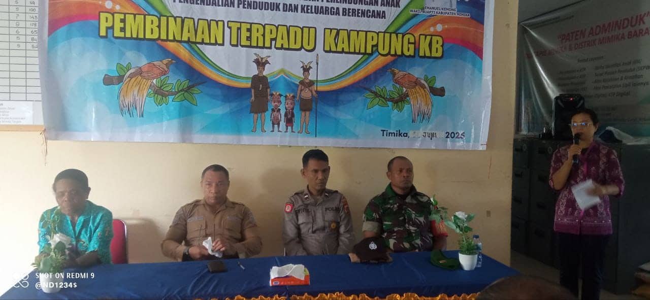 Ilustrasi berita Mimika: Babinsa Kokonao Dampingi Pembinaan Kampung KB di Distrik Mimika Barat