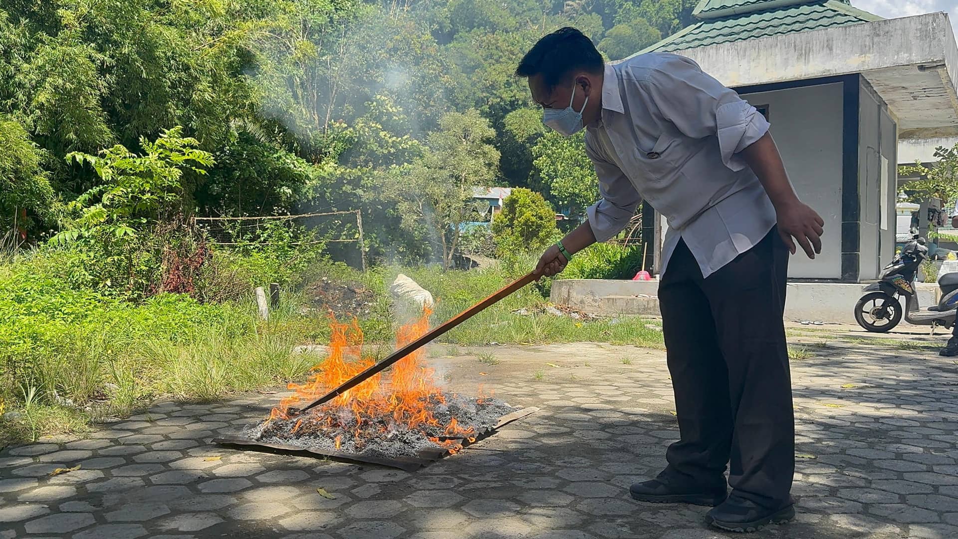 Ilustrasi berita JAYAPURA: Polisi Musnahkan Lebih dari 5 Kilogram Ganja dari Dua Kasus di Jayapura