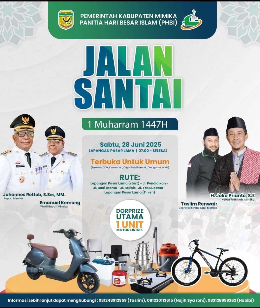 Ilustrasi berita Mimika: PHBI Mimika Gelar Pawai Taaruf Sambut 1 Muharram 1447 H, Siapkan Hadiah Total Rp 200 Juta