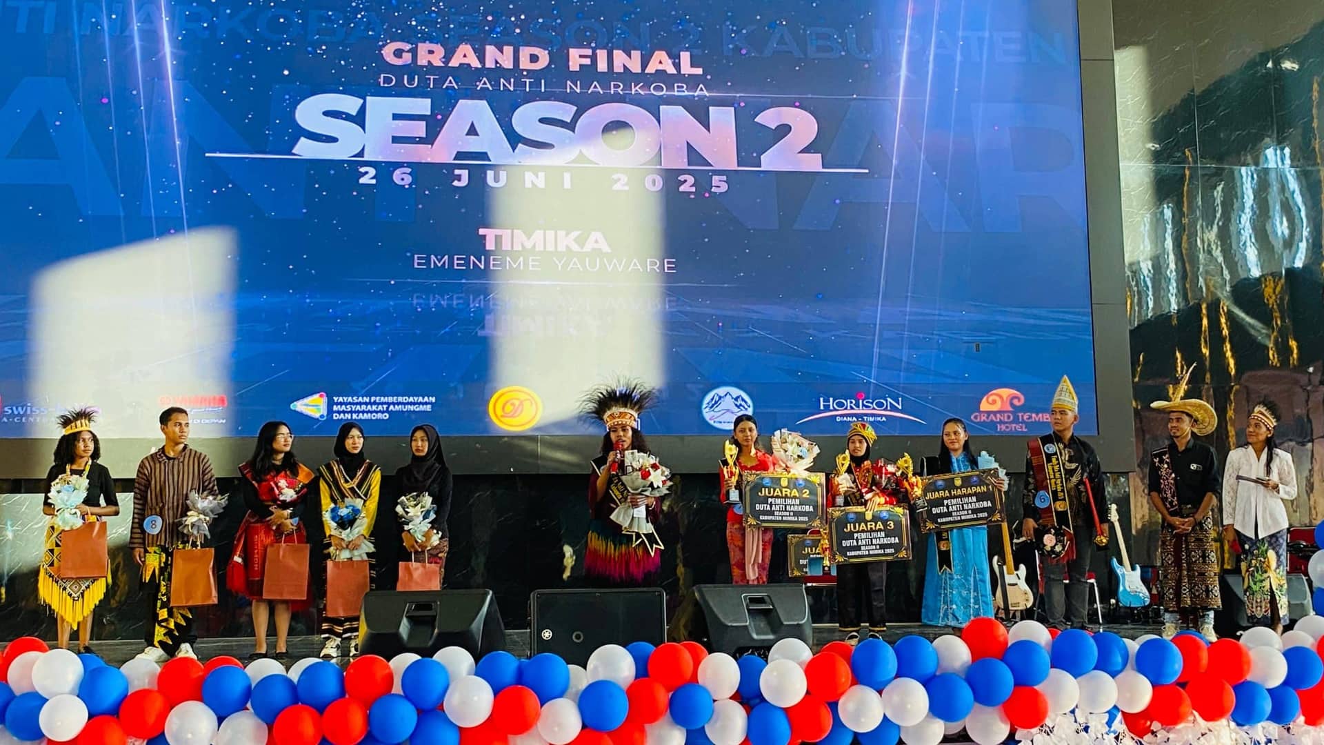 Ilustrasi berita Mimika: Vera Kogoya Juara 1 Duta Anti Narkoba Kabupaten Mimika Season II