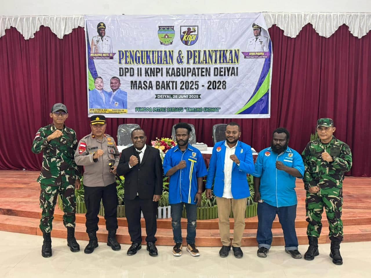 Ilustrasi berita Papua: DPD II KNPI Kabupaten Deiyai Masa Bakti 2025–2028 Resmi Dilantik