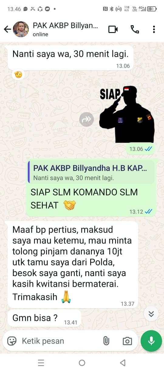 Ilustrasi berita Mimika: Ketua KNPI Mimika Nyaris Jadi Korban Penipuan yang Mengatasnamakan Kapolres Mimika