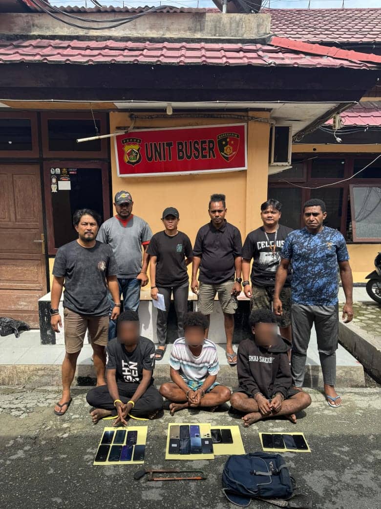 Ilustrasi berita JAYAPURA: Satreskrim Polres Jayapura Ciduk Tiga Pemuda Pelaku Pencuri 23 Unit Handphone di Sentani