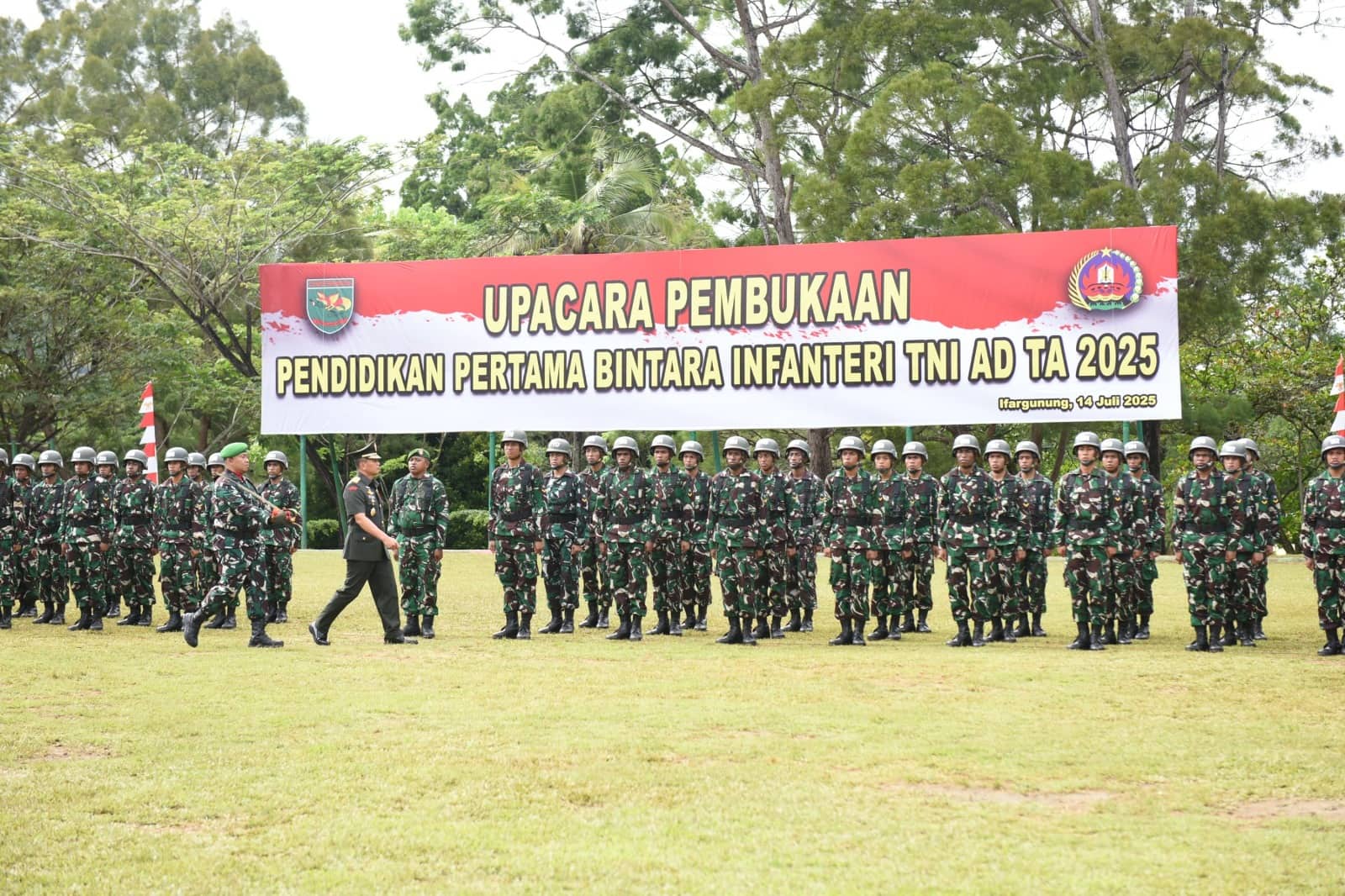 Ilustrasi berita BERITA UTAMA: 301 Prajurit Siswa Resmi Mengikuti Dikmaba TNI AD TA 2025