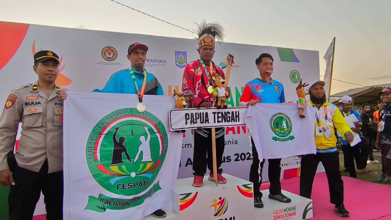 Ilustrasi berita Mimika: Fespati Papua Tengah Sumbang Empat Medali, Total Raihan Papua Tengah di Fornas VIII Capai Tujuh Medali
