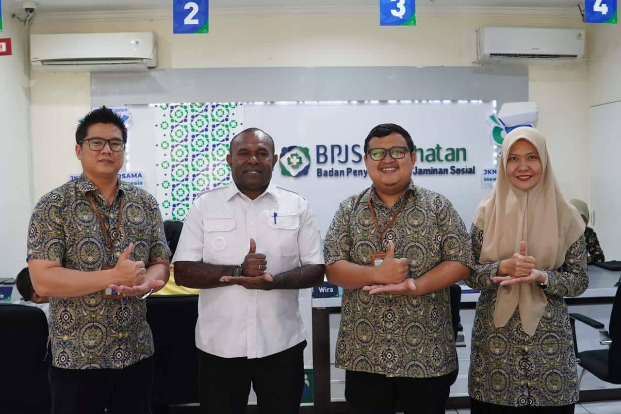 Ilustrasi berita JAYAPURA: BPJS Kesehatan Jayapura Terima Kunjungan Bupati Sarmi, 98 Persen Warga Sudah Terdaftar JKN