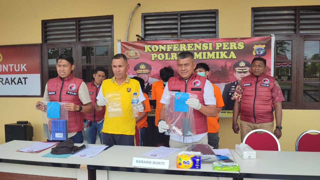 Ilustrasi berita Mimika: Polres Mimika Tangkap Tiga Pengedar Sabu, Pemasok Utama Matruji Masih Buron