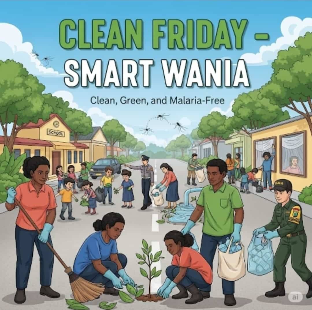Ilustrasi berita Mimika: Distrik Wania Luncurkan Gerakan “Clean Friday” untuk Tekan Malaria dan Banjir