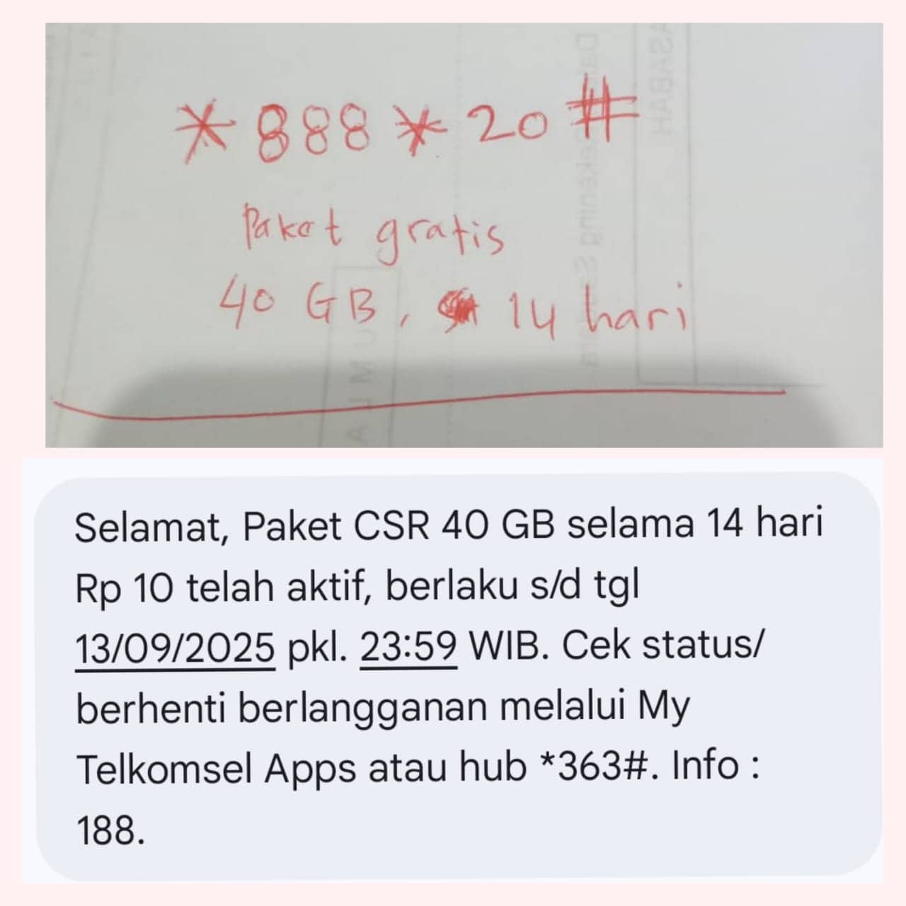 Ilustrasi berita Mimika: Kode Rahasia Paket Gratis 40 GB Berlaku 14 Hari Beredar di Laman WA Masyarakat Mimika