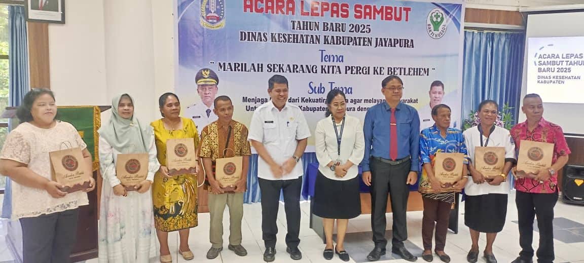Ilustrasi berita JAYAPURA: Dinkes Kabupaten Jayapura Lakukan Ibadah Syukur Lepas Sambut Tahun Baru 2025