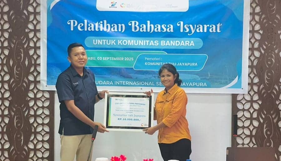Ilustrasi berita JAYAPURA: PT Angkasa Pura Indonesia Bandar Udara Sentani Beri Bantuan Pendidikan Pada Komunitas Tuli Jayapura
