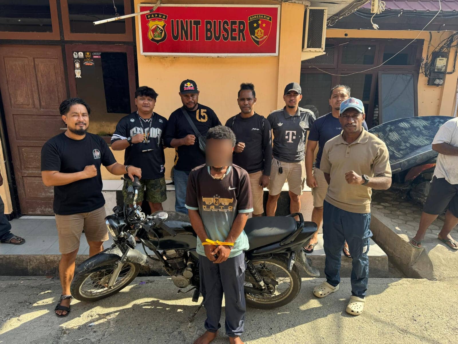Ilustrasi berita JAYAPURA: Polres Jayapura Amankan Pelaku dan Sepeda Motor Hasil Curanmor di Distrik Waibu