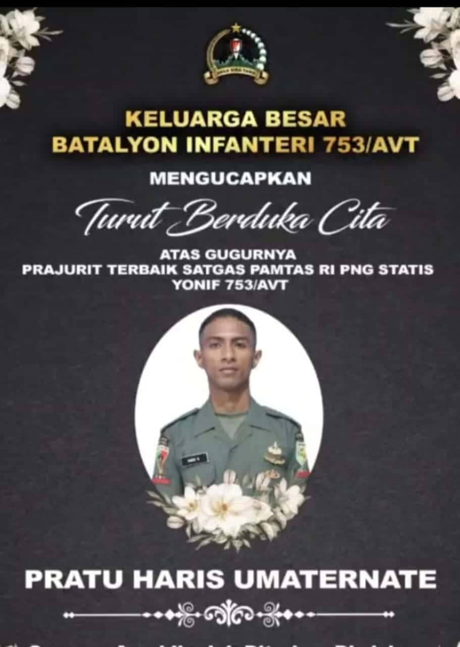 Ilustrasi berita Papua: Pratu Haris Umaternate Gugur dalam Kontak Tembak di Distrik Kiwirok, Pegunungan Bintang